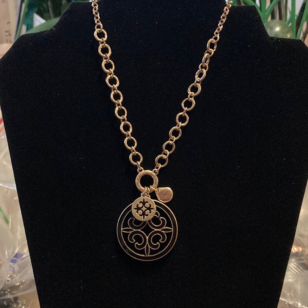 Goldstone chain with pendants
